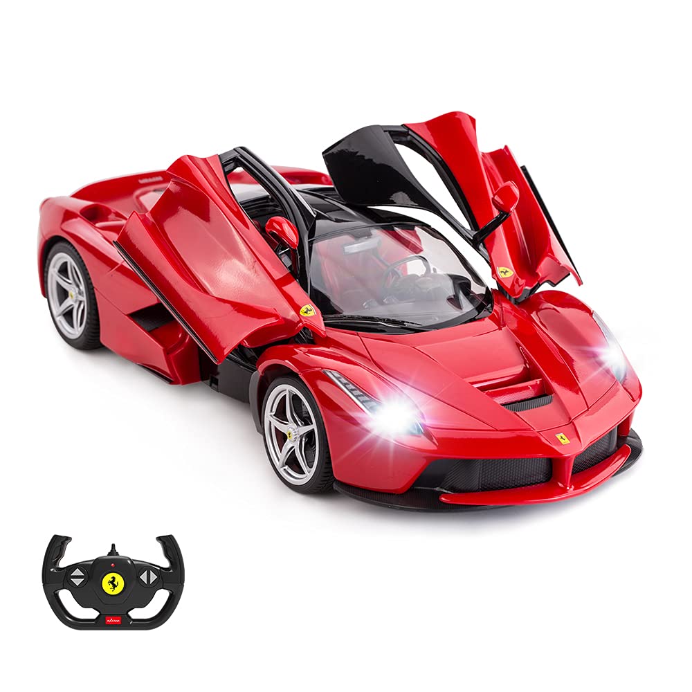 RASTAR RC Car 114 Scale Ferrari LaFerrari Radio Controlled Toy Car Model Car Red 2.4GHz 33.8158.3 Cm