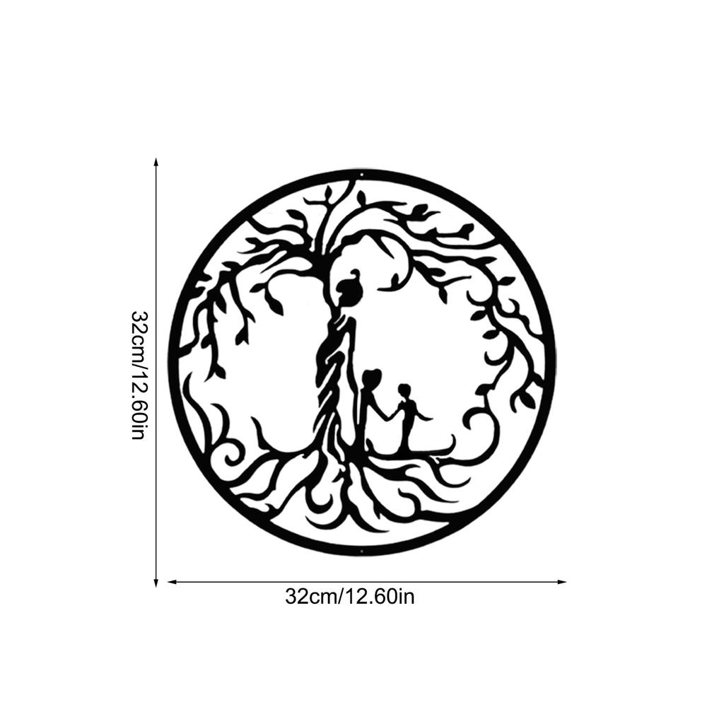 Tree Of Life Wall Art Metal Tree Of Life Wall Decor 11.02in Tree Of Life & Birds Metal Wall Plaque Metal Tree Pendant Decor