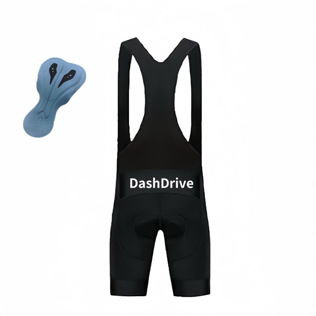 Breathable Road Bike Cycling Bib Shorts with Sweat-Wicking Sponge Seat Pad