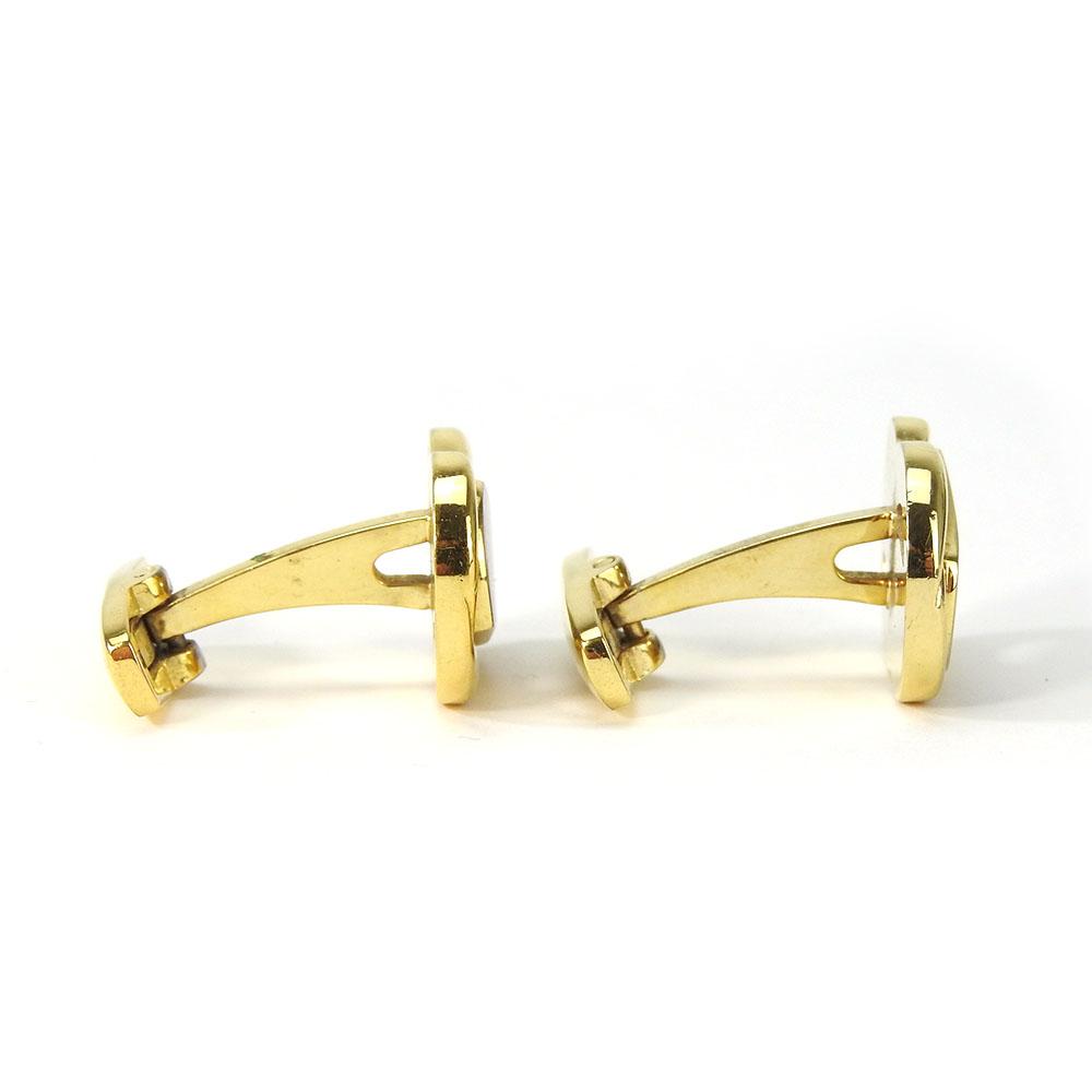 Used YVES SAINT LAURENT cuffs metal gold business