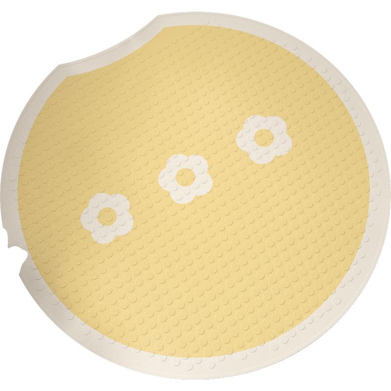Bathroom Anti-slip Floor Mat Shower Room Round Children's Bathing Anti-fall Foot Mat Bathroom Massage Suction Cup Mat
