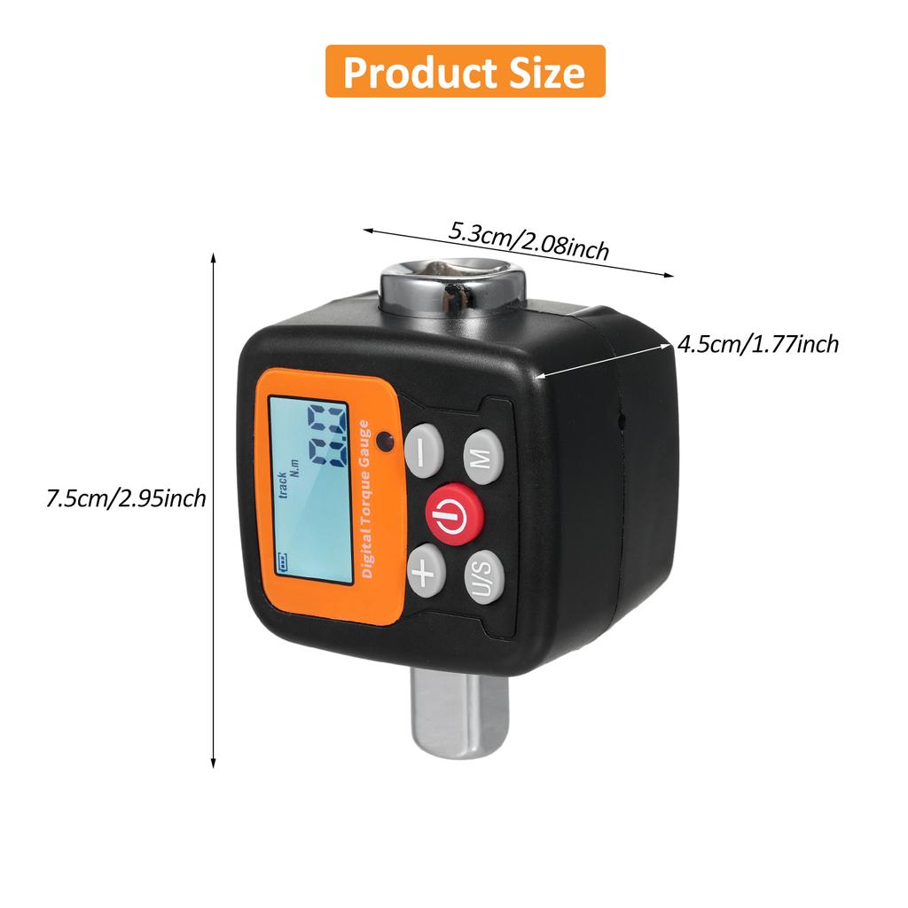 ENGC 340 Digital Display  Meter Wrench  Tester 1 2   Drive with Sound Light Alarm Function High Accuracy 4  Units