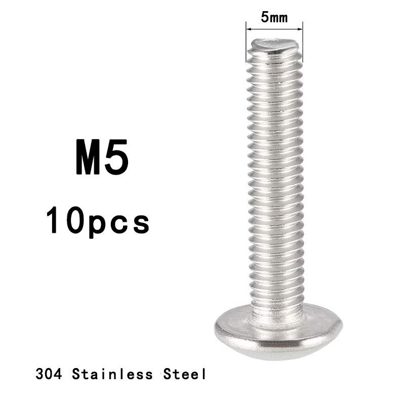 ZONSANTA ISO7380 M2 M2.5 M3 M4 M5 M6 304 A2 Round 304 Stainless Steel Screws Hex Socket Button Head Allen Bolt Mechanical Screw