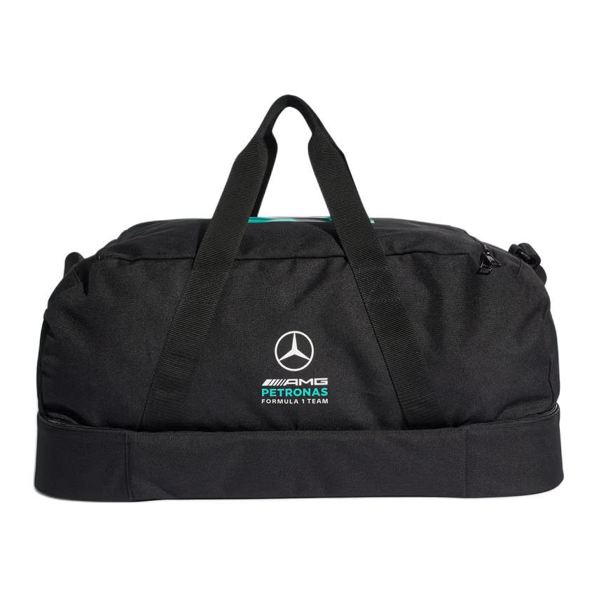 Adidas MERCEDES AMG 53.1L Plain Weave Fabric Travel Bag Unisex Black KF1782