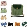 3Pcs/Set Replacement Leather Shoulder Bag Strap Bottom PU Leather Bag Strap  Shoulder Handbag
