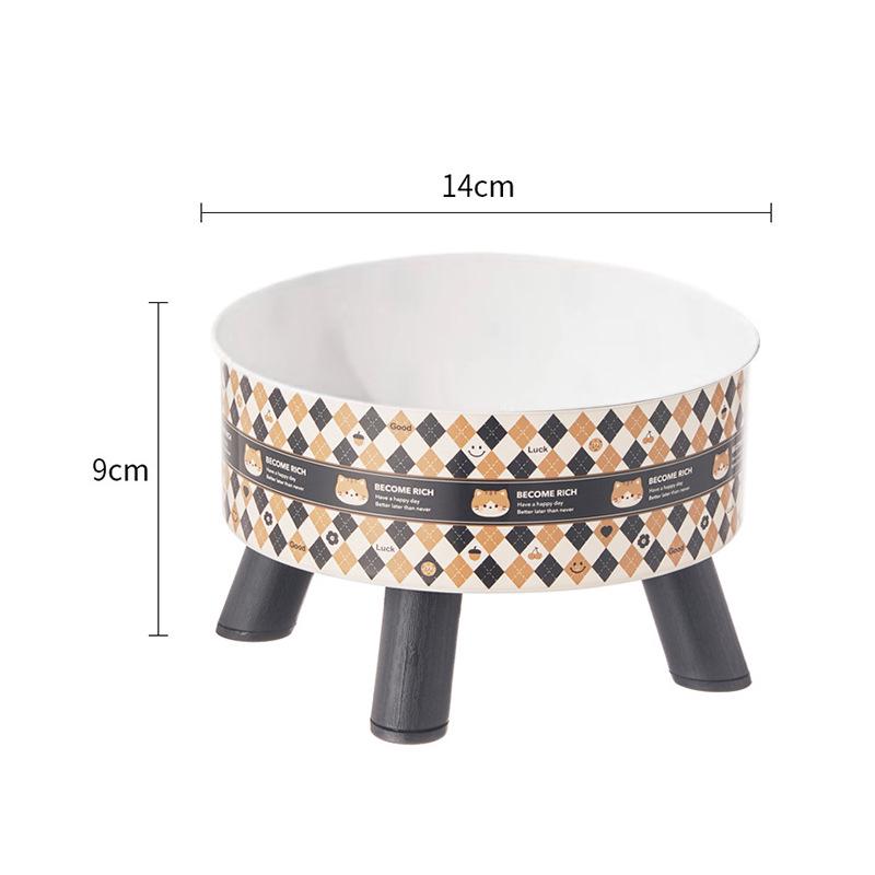 

Anti-Spill High-Footed Stainless Steel Pet Bowl with Neck Protection for Cats and Dogs OPP Bag
