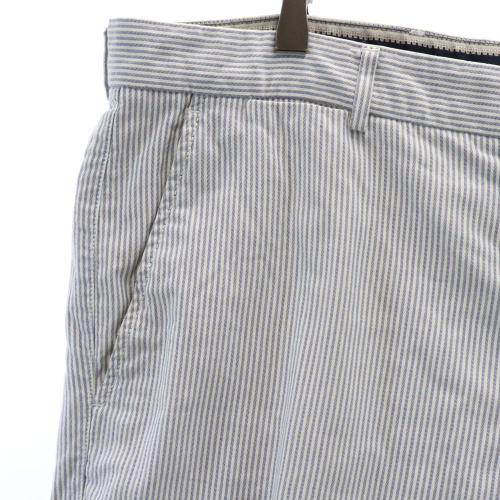 Armani Collezioni Gestreifte Lange Hose w39 Blau Biggs Herren Gebraucht
