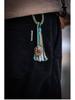 Brass Retro Distressed Tortoiseshell Sancai Handheld Zhouyi Bagua Stress Relief Play Piece