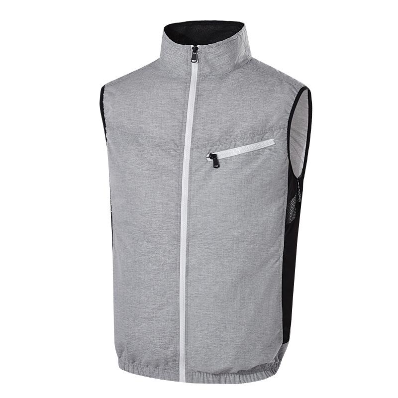 Men s Smart Cooling Vest: Sleeveless USB-Charging Workwear with Fan and Heat Dissipation XL