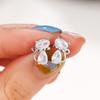 2023 Cat Stud Earrings Female, Exquisite Versatile Bow Temperament Shining Jewelry, Source