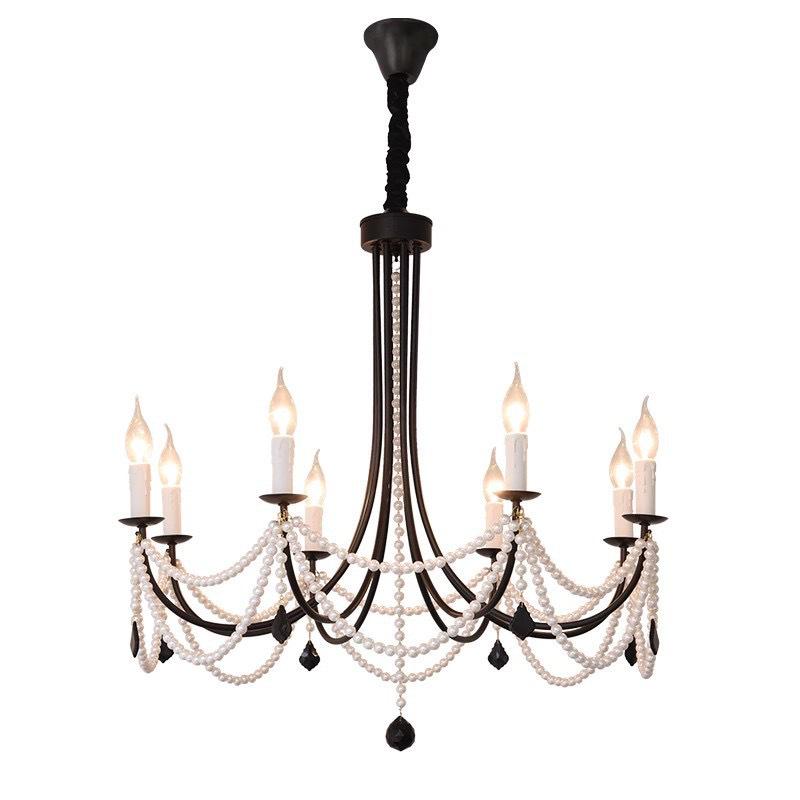 Mid-Century Crystal Chandelier: Versatile Lighting for Dining Room, Bedroom, and Walk-in Closet