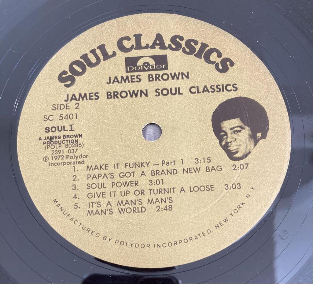 [USED] James Brown/JAMES BROWN soul/funk definitive best 2 albums