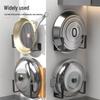 Brangdy Wall-Mounted Stainless Steel Large Pot Lid Holder