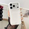 Compatible with iPhone 17 Pro Max skin-feel card pouch case, iPhone 16 Pro card insert, 14 shockproof protective cover