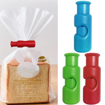 Squeeze And Lock Sealing Clip Reusable Snack Bread Food Storage Bag Sealing