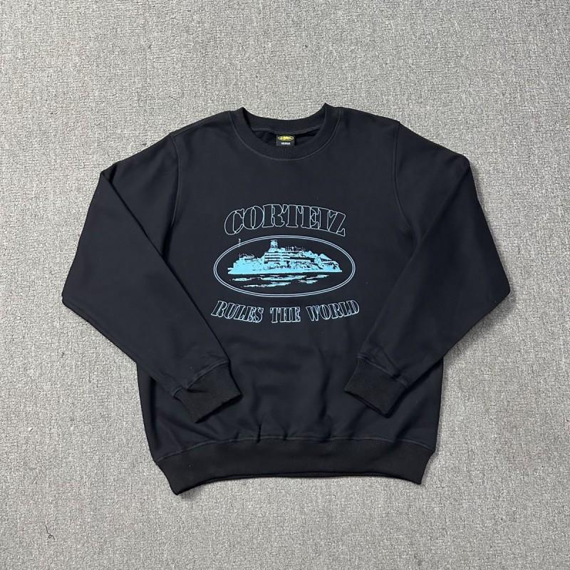 26 American Streetwear Graphic Print Crewneck Sweatshirt Loose Fit Teens