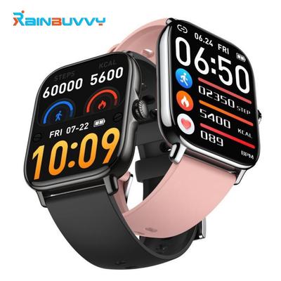 Rainbuvvy P72 Sports Smartwatch 1.69inch TFT Realtek8763EWE 240x286 BT5.0 Bluetooth Call IP68 Waterproof Android Smartwatch Multi-language
