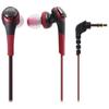 Audio-Technica SOLID BASS In-Ear-Kopfhörer, Rot, ATH-CKS550 RD