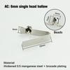 10Pcs V-Shaped Spring Buckle 6Mm Spring Buckle Steel Sheet Vertical Spring Sheet V-Shaped Positioning Spring Sheet