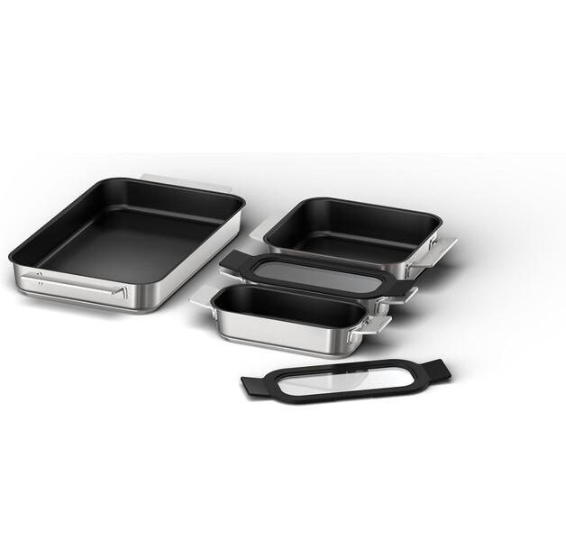Set of BSH HZ9FF040 Roasting Pans, 4 Pieces (17007158)
