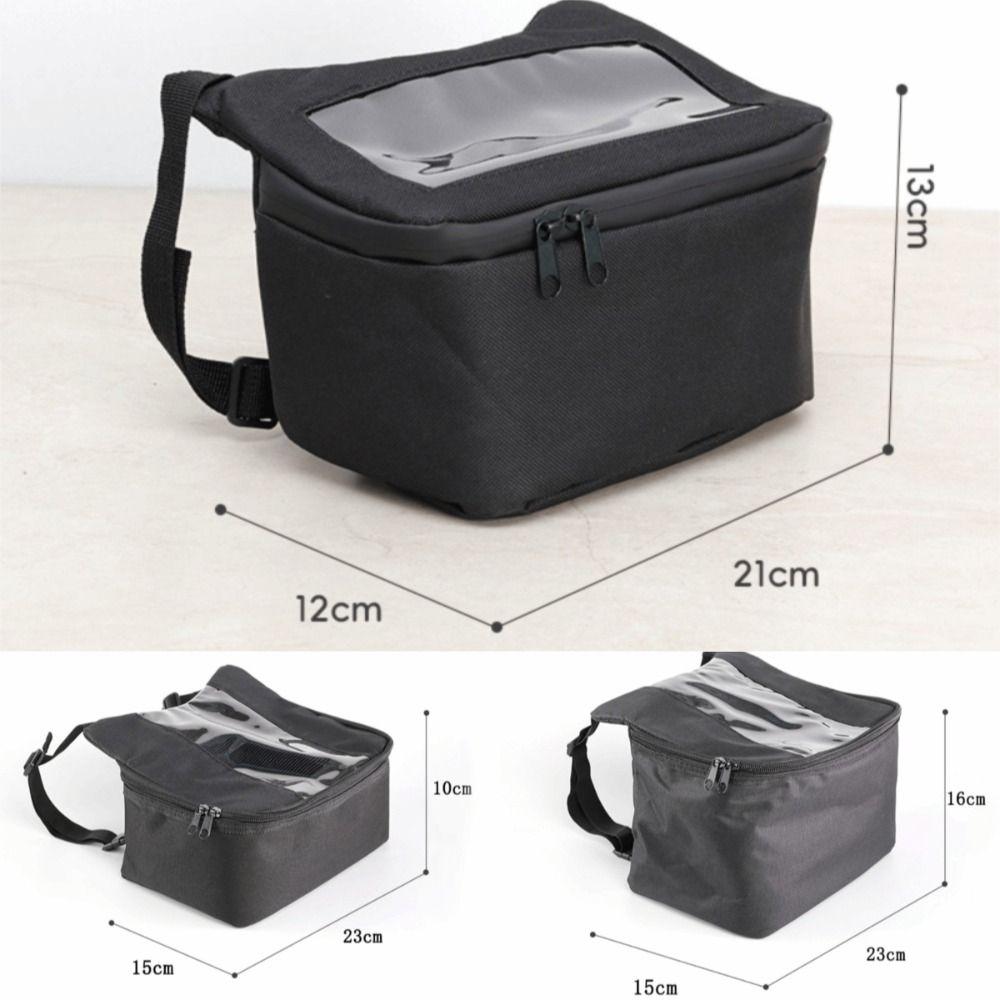 Front Storage Scooter Front Storage Pouch Large Capacity Handlebar Phone Bag  Handlebar