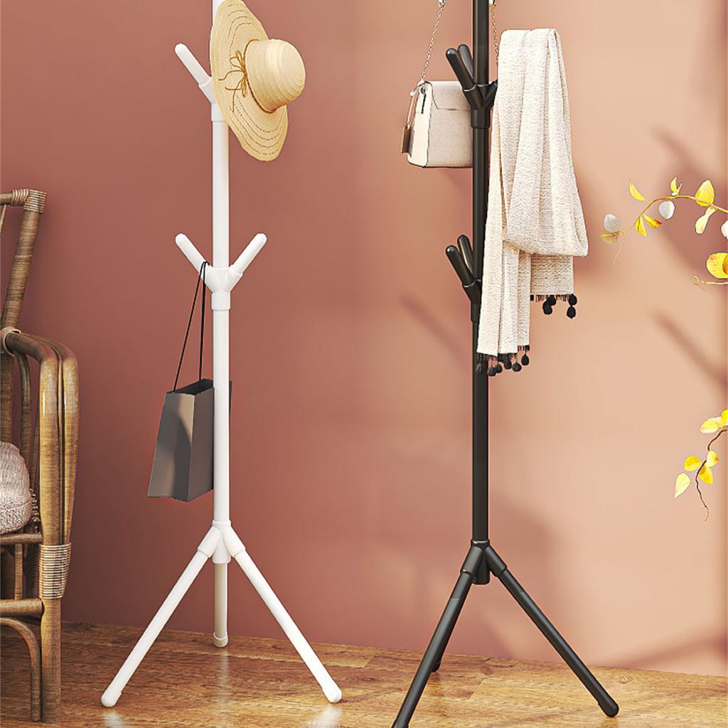 Garderobenständer Flurgarderobe Freistehend Kleider Mützen Organizer Kleiderständer für Hut Jacke Handtaschen Schals 19.69"B x 66.92"H