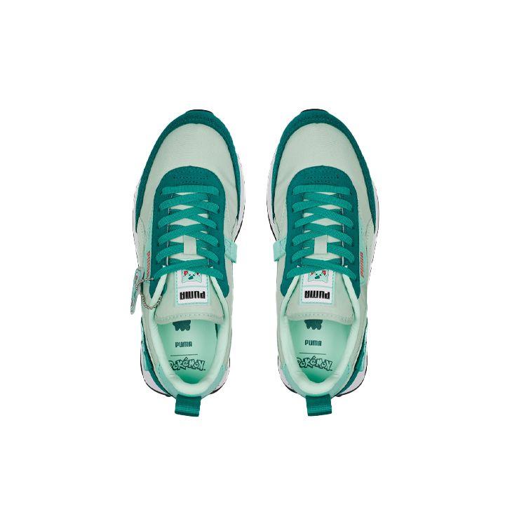 Puma Pokémon X Future Rider Jr Bulbasaur Kids Sneakers Green Mist-Green Ivy 389813-01
