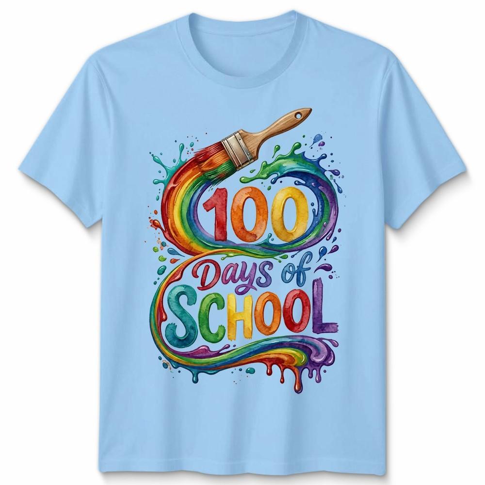 Happy 100 Days Of School Teachers Students Unisex Tshirt Unisexs Unisexs Tee S