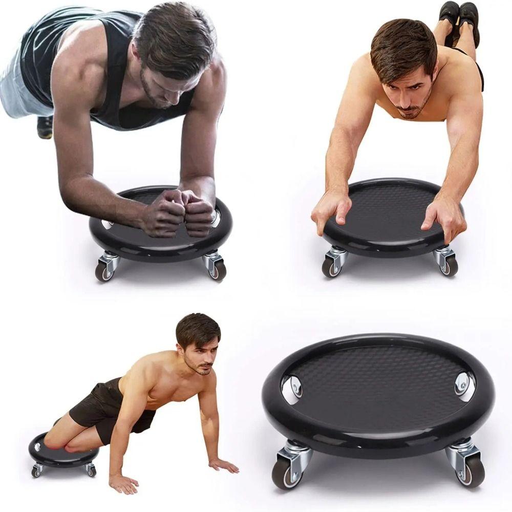 Multifunctional Abdominal Wheel Roller Safety Abdominal Muscle Trainer Fitness Sliding Disc  Gym