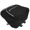Oxford Cloth Backpack MultiFunction LargeCapacity Stroller Mother Bag Nappy Bag(Black )