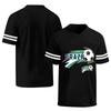 Women V Neck Short Sleeve Casual Soccer Print Top Loose Fit Sports Jersey Style T Shirt Comfortable Lightweight Fabric