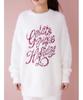 Gelato Pique HOLIDAY Feather Pullover PWNT245083 Free Size Women's White/White,