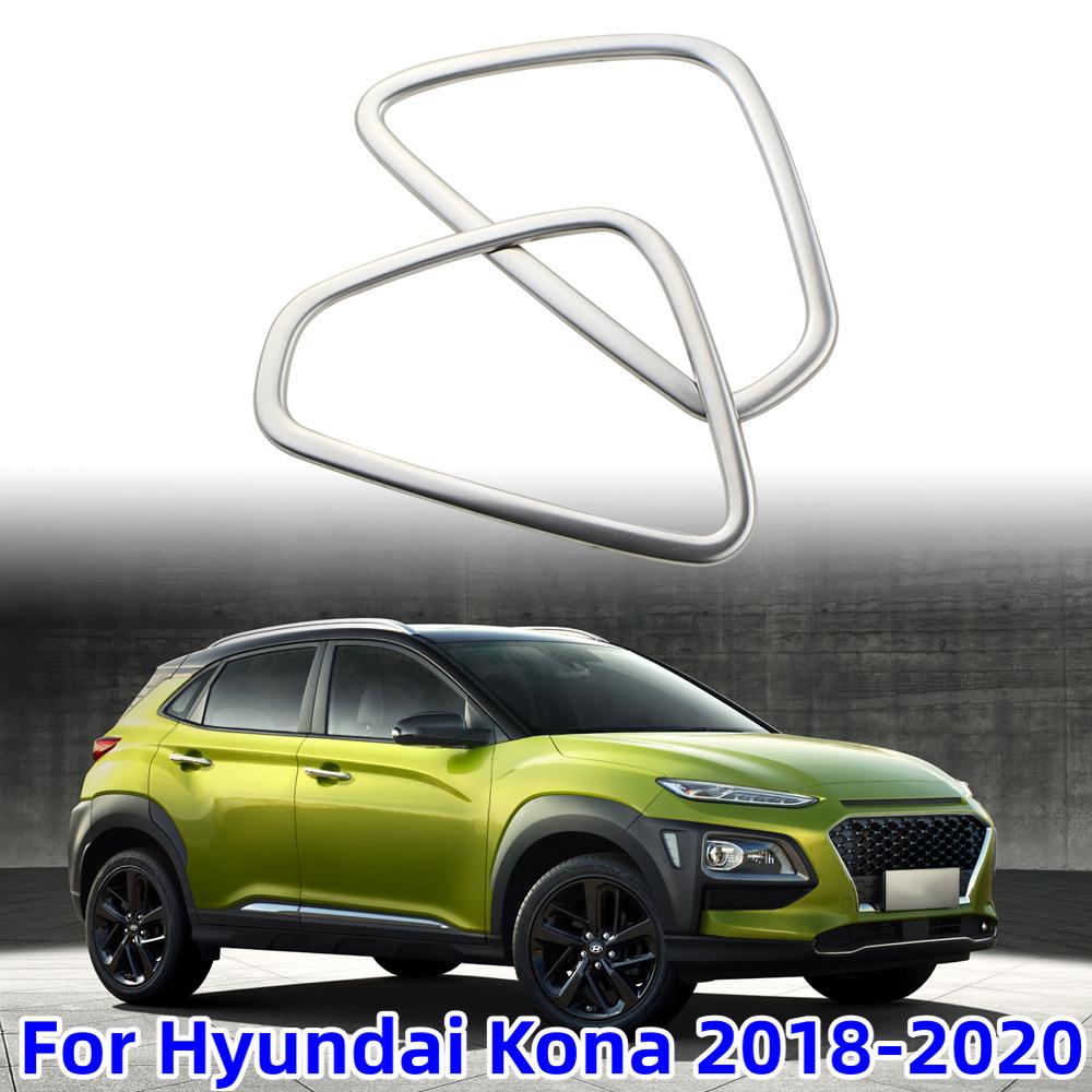 For Hyundai Kona Kauai SUV 2018-2020 Car Front Air Conditonnal Vent Cover Trim AC Outlet Panel Frame Interior Accessories