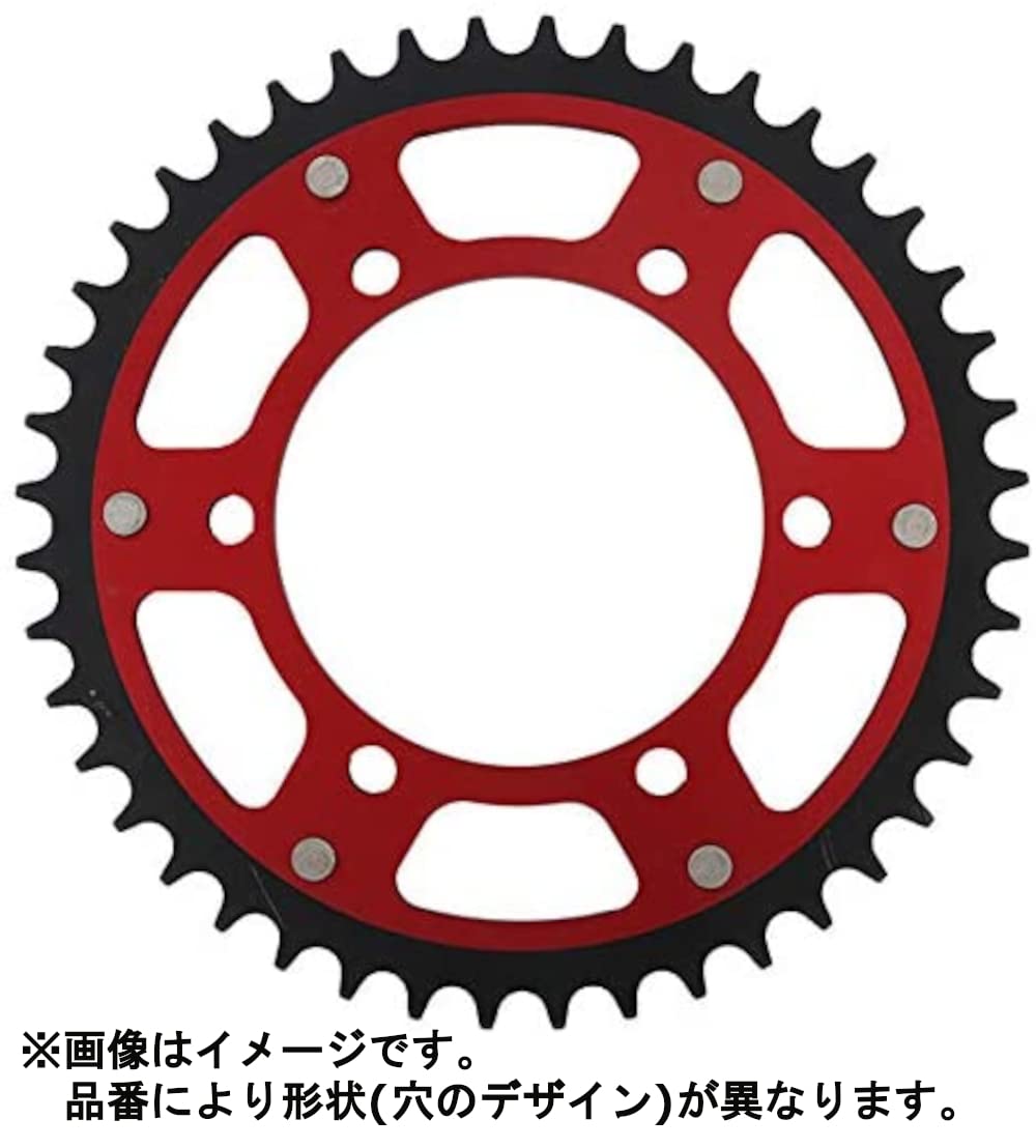

Supersprox Stealth Aluminum Steel 50T Rear Driven Red for Ninja Ninja 650 Z650 and & Sprocket, (RST-47850-RED) 400/R (2011-2017), (2017-2019),
