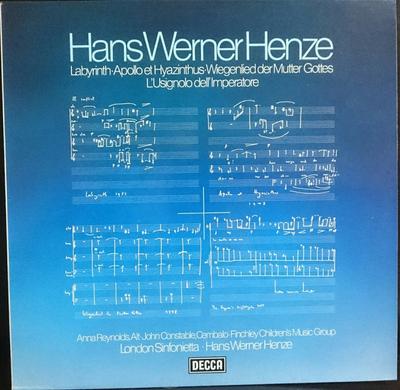 LP Schallplatte HANS WERNER HENZE , ANNA REYNOLDS , - Labyrinth / Apollo Et Hyazinthus /  642505 Decca Deutschland Klassisch Gebraucht