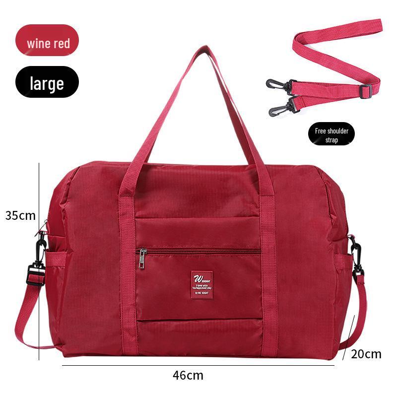 Waterproof Large Capacity Travel Clothes Bag, Portable & Suitcase-Attachable