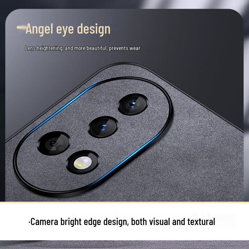 Huawei Nova Series Light Luxury Lambskin Phone Case with Full Lens Protection