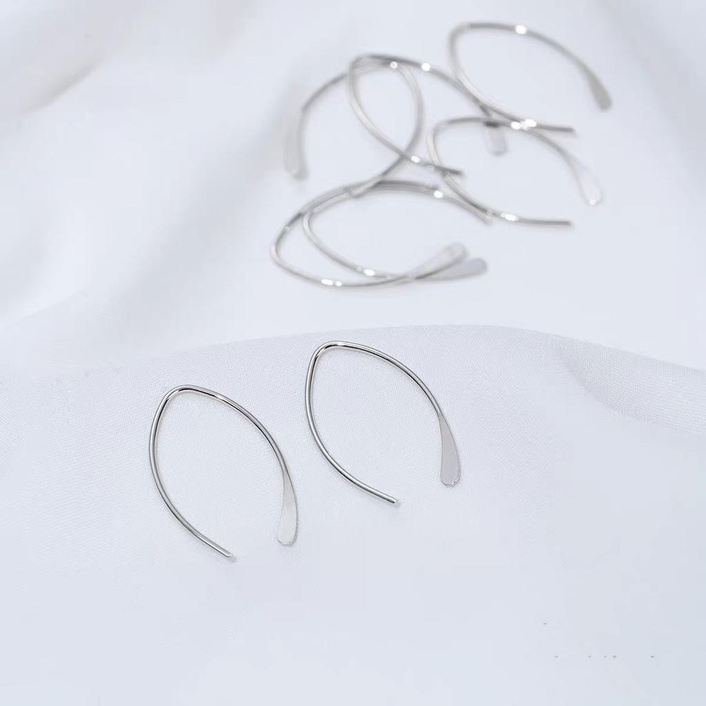 Minimalist Line Earrings, Versatile Sense, Korean U-shaped Stud Earrings, Less Temperament, Daily Commuting Earrings