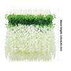 12Pcs Realistic Wisterias Artificial Flower For Home Wedding Party Decoration Durable Plastic Hanging Stem