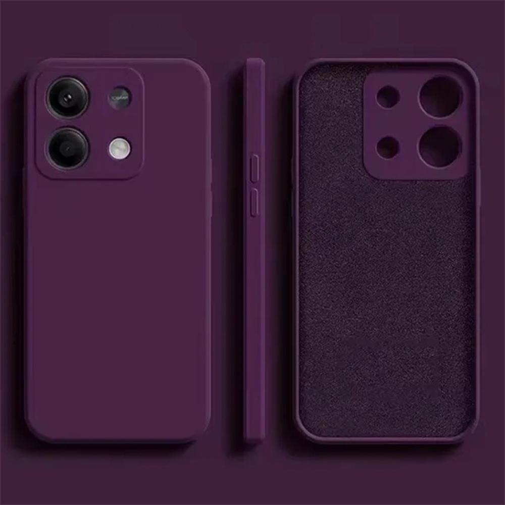 For Redmi Note 13 Pro 4G Fall prevention Phone Case Liquid Silicone Soft TPU Cover For Xiaomi Redmi Note 13 Note13 pro 4G