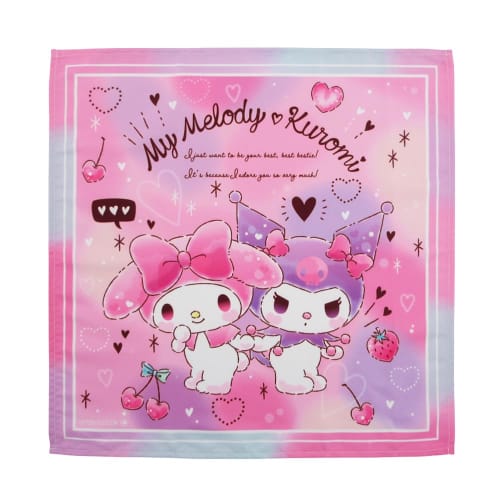 Salonge My Melody & Kuromi 43601 Set de Serviettes (3 pièces) 870900 Serviette de déjeuner Serviette de déjeuner My Melody MyMelody KUROMI