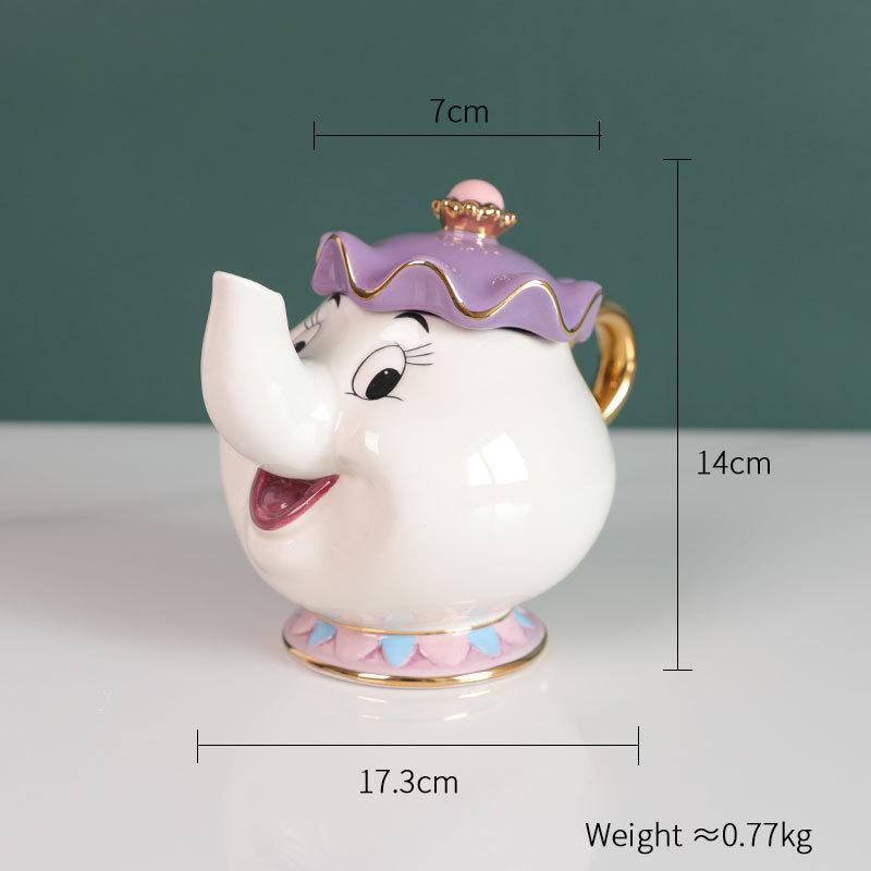Cartoon Tea Cute Beauty And The Beast Coffee Cup Mrs Potts Chip Cup Tea Cup Pots A Tea  Christmas Gifts