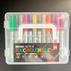 12-Color Acrylic Marker Set - Water-Based Paint for DIY, Ceramic, Graffiti Projects