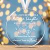 Crystal Acrylic Christmas Ornament Transparent Hanging Pendant for Home Xmas Tree Party Car Decor Navidad New Year Gift