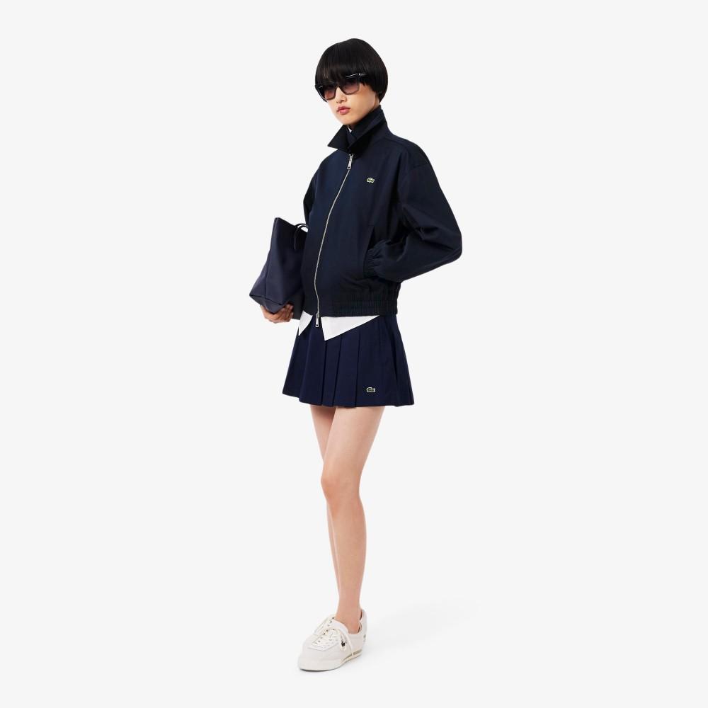 [lacoste] Women's Relaxed Fit Gabardine Coach Jacket BF8412-55N166