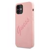 Guess Guhcp12Slsvspi Iphone 12 Mini5,4 Różowy/Pink Hardcase Script Vintage