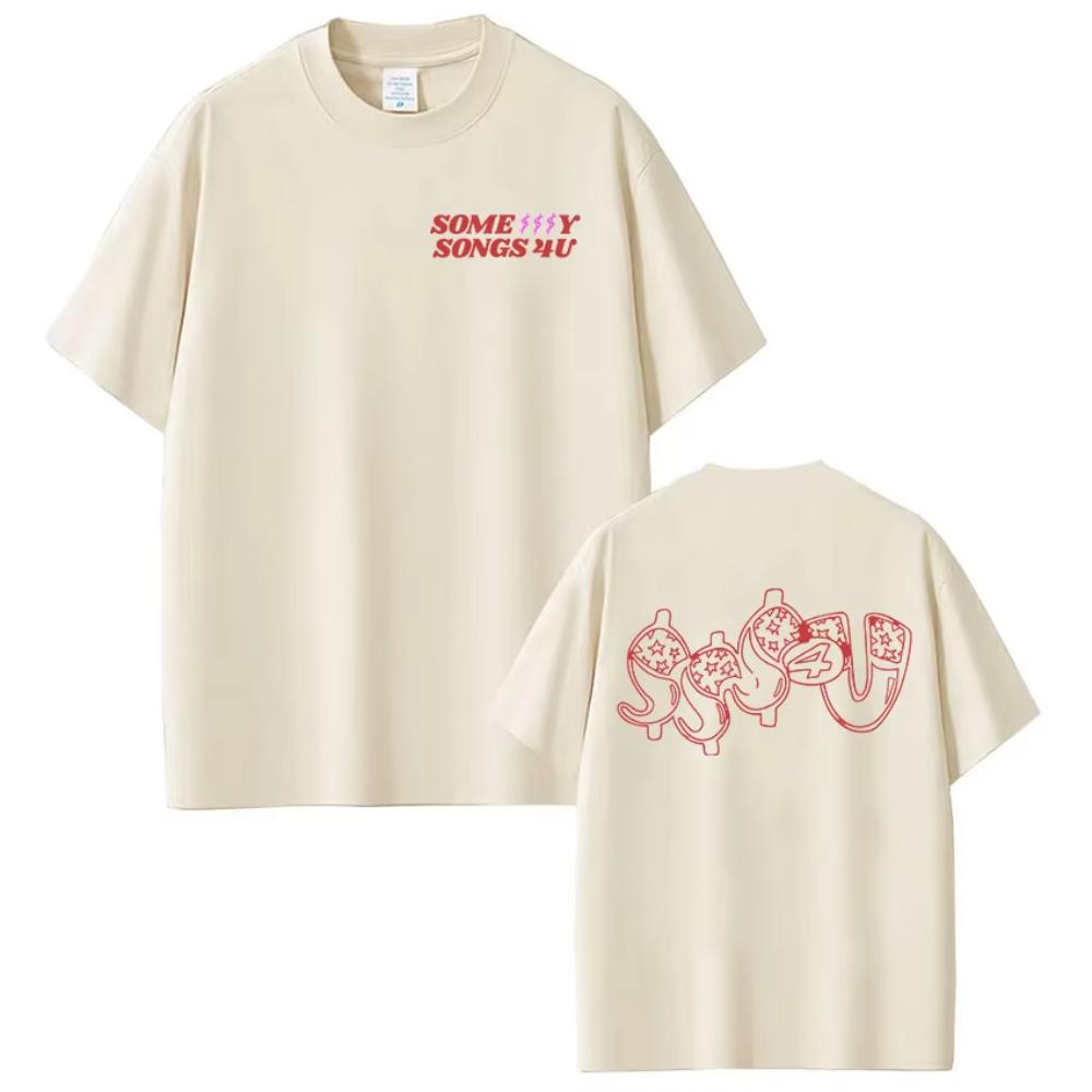 Raper PARTYNEXTDOOR & Drake Some Sexy Songs 4 U 2025 T-shirt Odzież męska damska Casualowa bawełniana koszulka z krótkim rękawem Streetwear