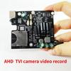 2CH Mini AHD DVR PCB Board HD 1080P 2ch Vehicle Bus Mobile DVR Board Digital Video Recorder Support SD Card with Remote Control