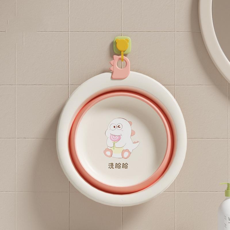 Skládací umyvadlo pro děti, Přenosné umyvadlo, Silný plastový lavor pro miminka, Domácí dětská malá miska