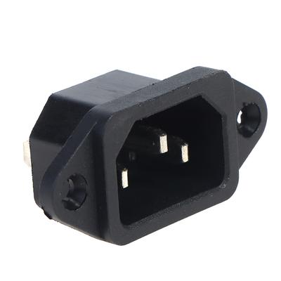 Zásuvka AC-04 250V 10A 3kolíková s ušima pro zásuvku do elektromobilu